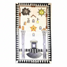 1st & 2nd Degrees Tracing Board. 128x85cm - Traditional French Rite (1801) 