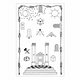 1st & 2nd Degrees Tracing Board. 128x85cm - Traditional French Rite (1801) 