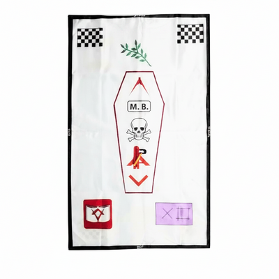 Tapis de Loge 3° Degré REAA (2) - Satin (128 x 85 cm)