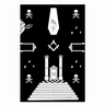 1st & 2nd Degrees Tracing Board. 128x85cm - Traditional French Rite (1801) 