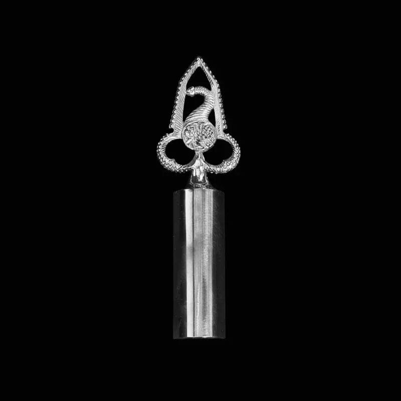 Tête de Canne Intendant (argentée) - Rite d’York bijoux Nos Colonnes - Boutique Maçonnique