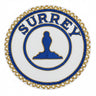 Provincial Grand Officer Undress Apron Badge - Grand Lodges, English Style  