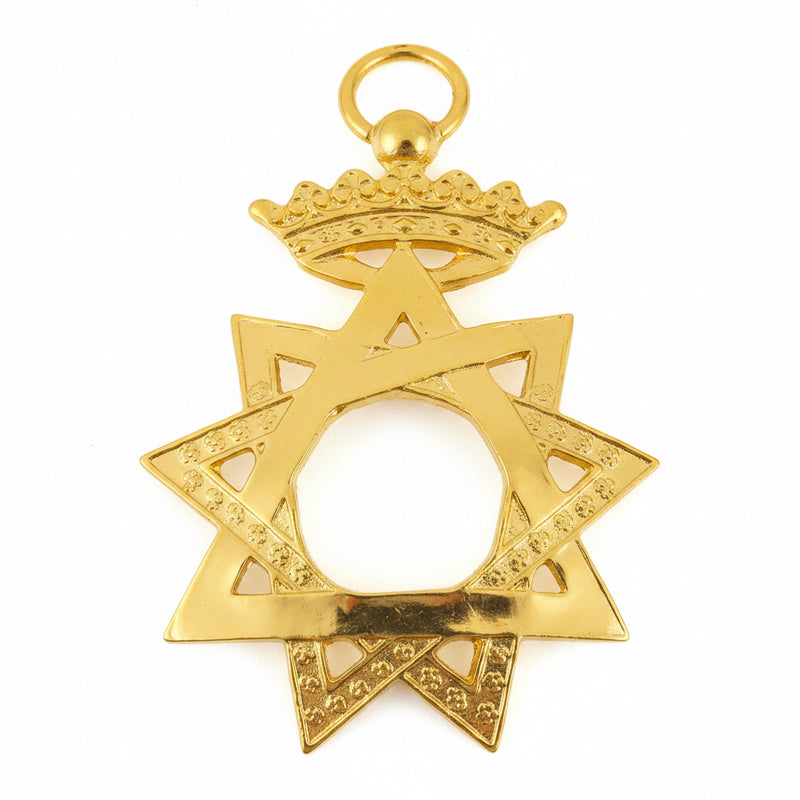 Bijou 5° Ordre. Triple Triangle - Rite Français Traditionnel (Chapitre Français) - Nos Colonnes