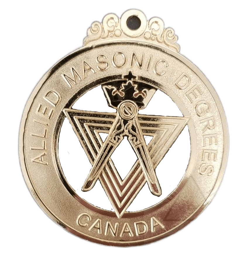 Bijou Grand Conseil - Degrés Maçonniques Alliés (style canadien) - Nos Colonnes