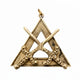 Directoire Master of Ceremonies Collar Jewel - Rectified Scottish Rite