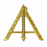Senior Warden Collar Jewel. Bronze - Memphis-Misraïm Rite