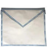 Fellowcraft Apron. Narrow Border. 39x33cm - Rectified Scottish Rite (RSR)