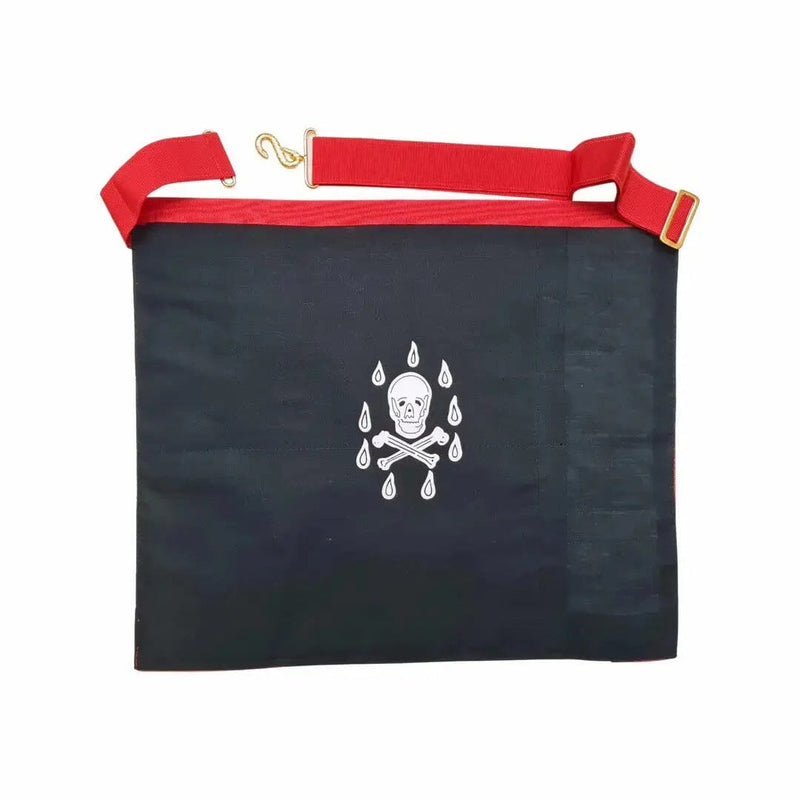 BONNES AFFAIRES - Tablier Maître, M:. B:./Equerre & Compas. 39x33cm - Rite Écossais Ancien Accepté (REAA) - Nos Colonnes