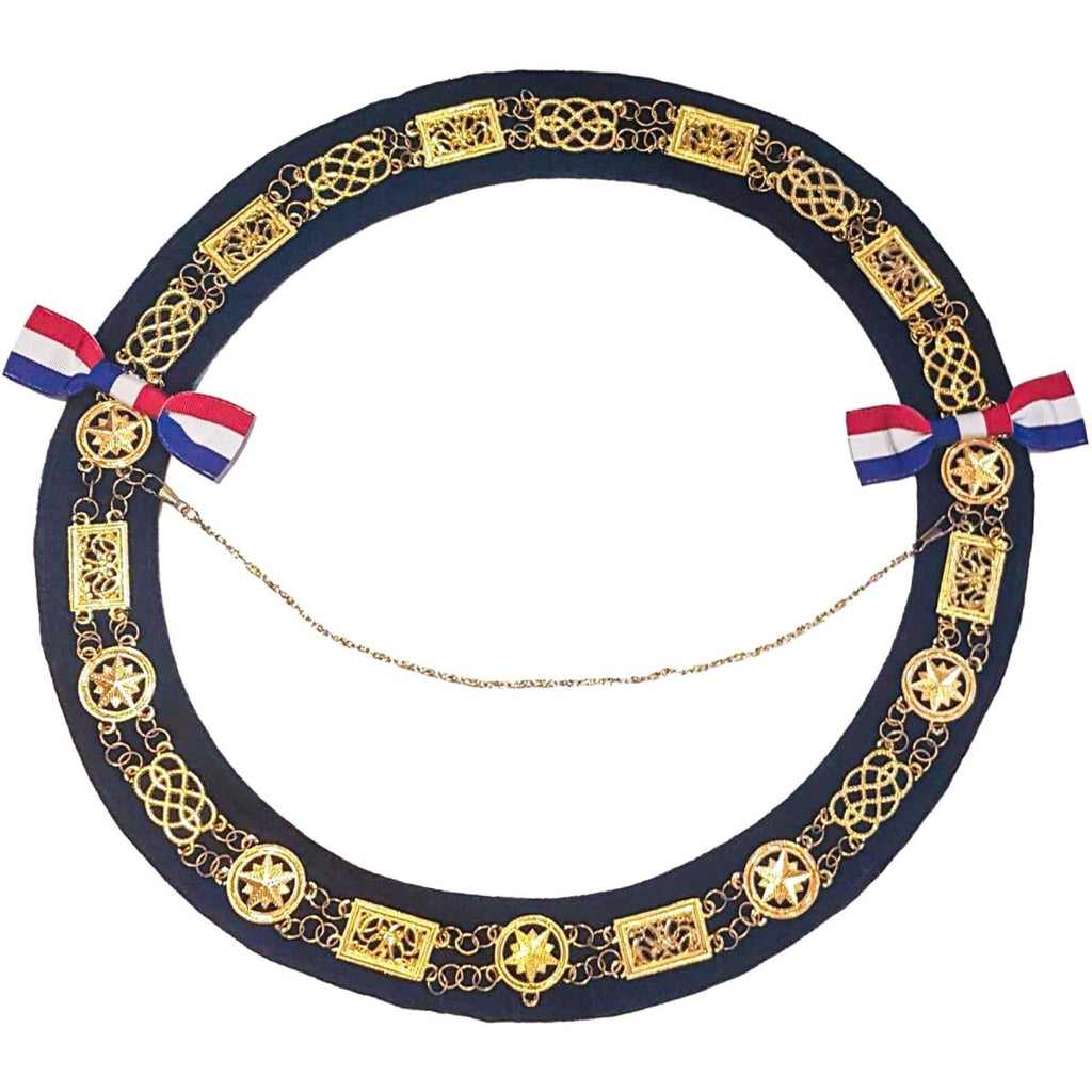 Chaîne Nationale Luxe. Grand Officier Grande Tenue - Grandes Loges, style anglais - Nos Colonnes