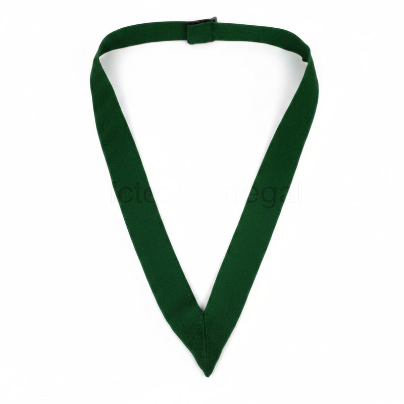 Collerette velours verte - Degrés Maçonniques Alliés (style américain) - Nos Colonnes