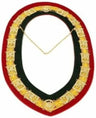 Shriners International Officer Red/Yellow/Green Deluxe Collar Chain 