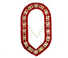 Shriners International Officer Red Deluxe Collar Chain 
