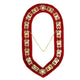 Collier Chaîne Officiers Luxe rouge - Shriners International