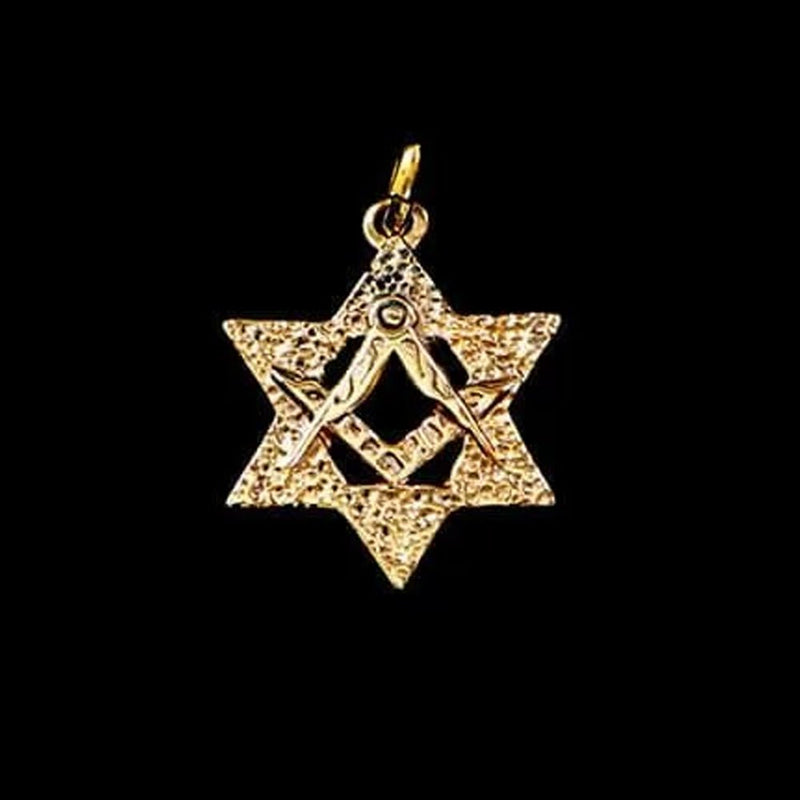 Compas sur Equerre & son Etoile - Pendentif Maçonnique - Nos Colonnes