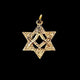 "Square & Compass on Star" Pendant