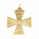 Beneficent Knight of the Holy City Gold Pectoral Cross - Rectified Scottish Rite Inner Order
