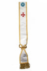 Beneficent Knight of the Holy City Sash. Gold Fringe - Rectified Scottish Rite Inner Order