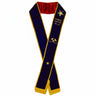Worthy Matron Purple Velvet Sash - OES
