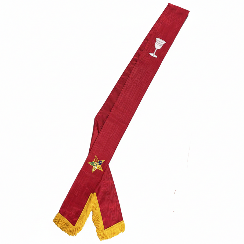 Écharpe Électa rouge - OES - Nos Colonnes