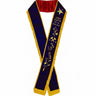 Past Matron Sash. Embroidery + Fringe - OES