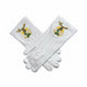Daughters of the Nile White Gloves﻿ with Emblem