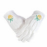 Daughters of the Nile White Gloves﻿ with Rose