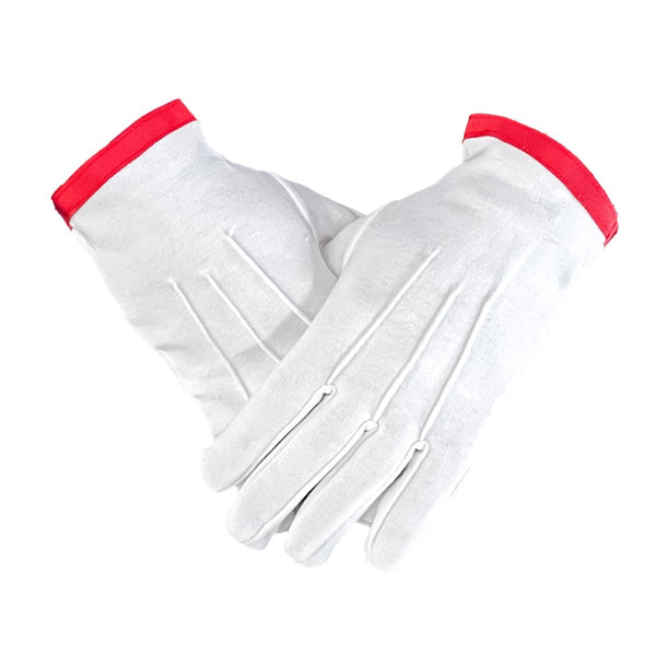 Gants Blancs En Coton Pour Homme - Cérémonies, Serveurs, Événements Formels - Confortables