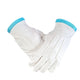 Gants Maçonniques Blancs bordés bleu ciel – Élégance rituelle – Loge bleue - promotion