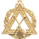 Cryptic (Royal & Select Masters) Grand Steward Collar Jewel - American Constitution
