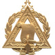 Cryptic (Royal & Select Masters) Grand Lecturer Collar Jewel - American Constitution