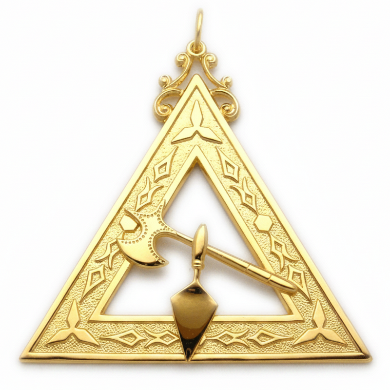 Cryptic (Royal & Select Masters) Conductor of Council Collar Jewel - American Constitution Nos Colonnes - Boutique Maçonnique