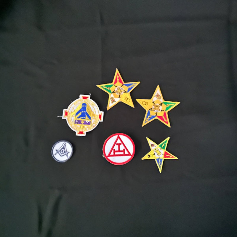 Lot 6 badges à coudre - BA - Nos Colonnes