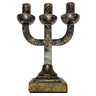 Masonic Worshipful Master 3 branch Candlestick 