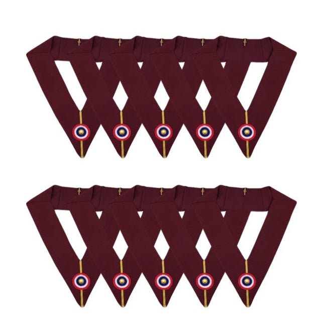 Pack 10 Sautoirs Officiers - Arche Royale Domatique (Style Français) - Nos Colonnes
