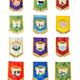 12 Tribes Domatic Royal Arch Small Banners Set