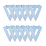Set 12 Craft Lodge Officers Collars. Natural Silk - Craft Lodge Irish Constitution 