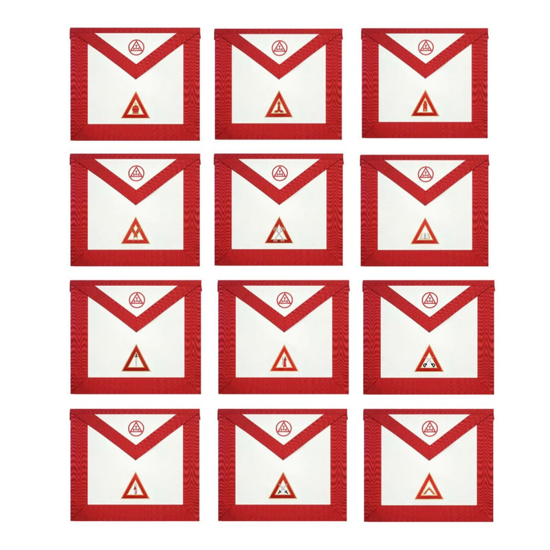 Pack 12 Tabliers Officiers - Arche Royale Américaine York - Nos Colonnes