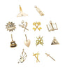 Set 13 Lodge Officiers Collar Jewels - Standard Rite of Scotland (French style)