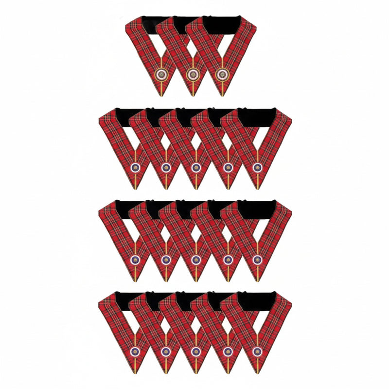 Pack 13 Sautoirs Officiers - Rite Standard d’Ecosse (Style Français) - Nos Colonnes