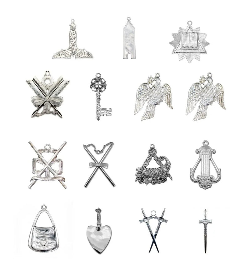 Pack 15 Bijoux Officiers - Rite Émulation - Nos Colonnes