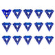 Set 15 Officers Collars (WM included, French). Natural silk - Blue Lodge, York Rite