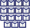 Pack 15 Tabliers Officiers & Vénérable Rite d’York