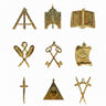 Pack 9 Bijoux Officiers. Version 1801 - Rite Français Traditionnel-Moderne-Rétabli