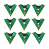 9 Lodge Officers Collar Set. Natural Silk - Cerneau Rite