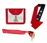 2nd Order Set. Apron + Sash + Sash with fringe - French Rite Higher Degrees
