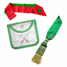 3rd Order Set. Apron + Sash + Sash with fringe - French Rite Higher Degrees