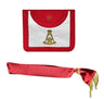 2nd Order Set. Apron + Sash with fringe - French Rite Higher Degrees