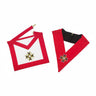 Knight Rose Croix Set. Apron + Collar (Cross Moline) - 18th degree- Memphis-Misraim Rite