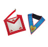 Worshipful Master Set. 3 Taus Apron + Collar - Ancient Accepted Scottish Rite (AASR)
