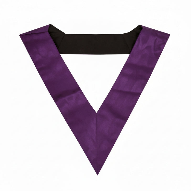 Petit Sautoir violet. Soie Naturelle - Memphis - Misraïm (ORUMM) - Nos Colonnes